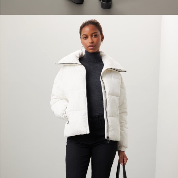 SAVE THE DUCK Jackets & Blazers - SAVE THE DUCK Elegant Cream Puffer Jacket